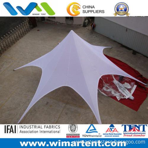 13m White Aluminum Star PVC Tent for Outdoor Activities